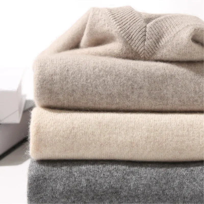 Men's V-Neck Cashmere Sweater