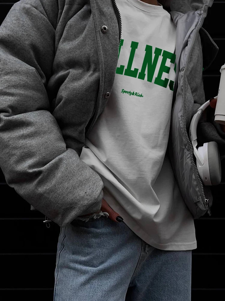 Women's Letter Print Full Sleeve Hoodie