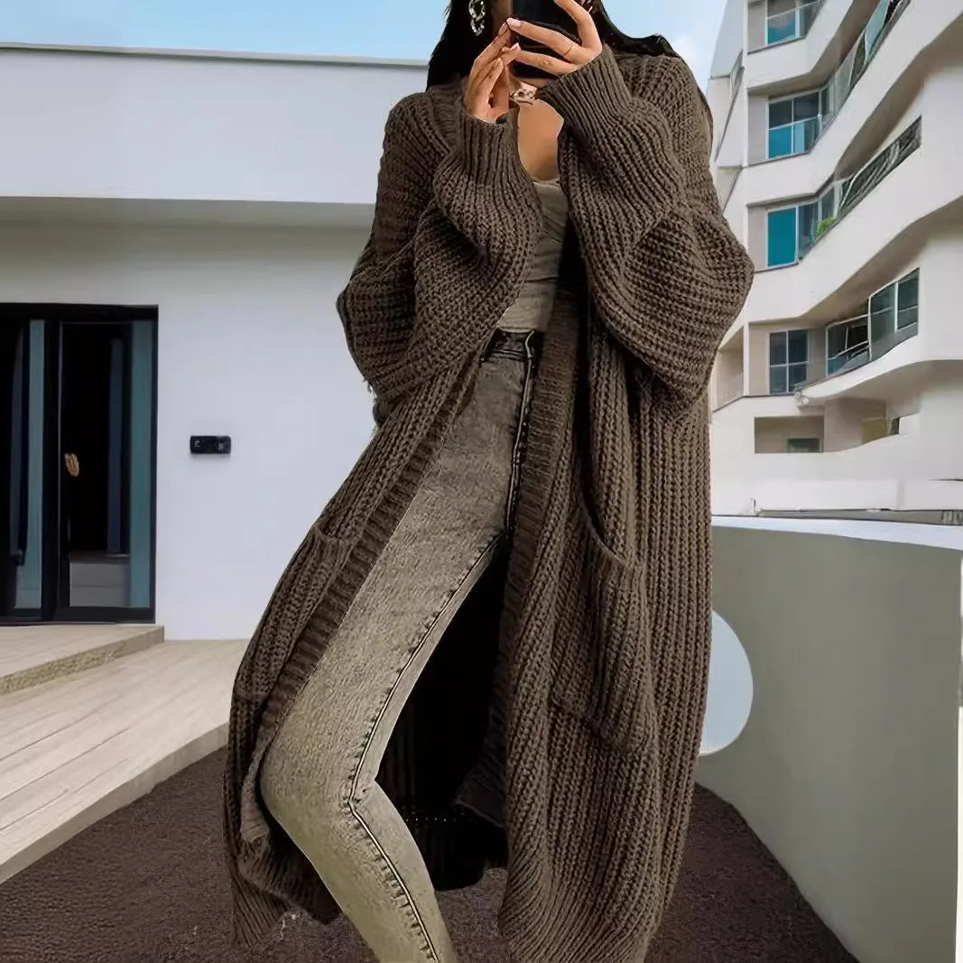 Women's Pocketed Sweater Cardigan