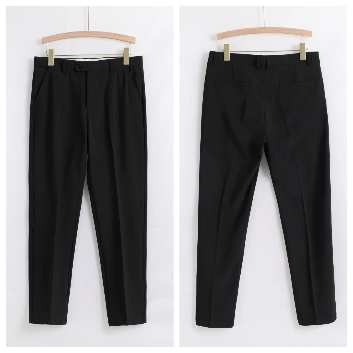 Classic Business Slim Fit Suit Trousers