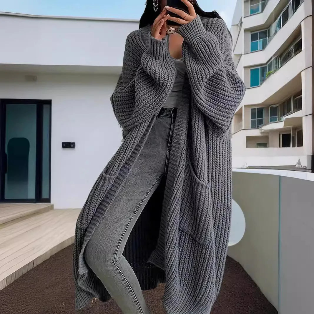 Women's Pocketed Sweater Cardigan
